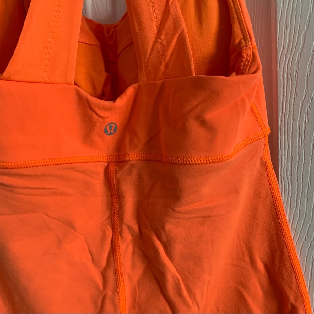 Orange LuluLemon Top